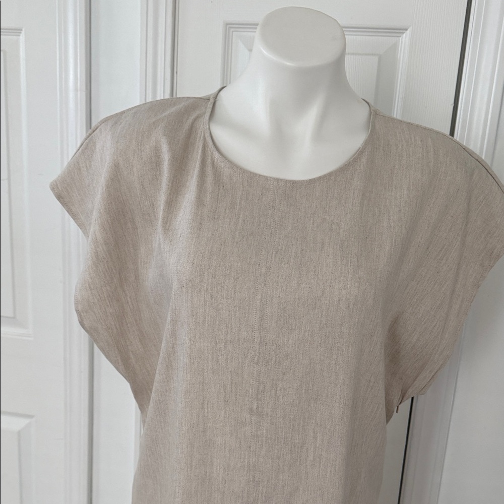 Calvin Klein Cream Midi Dress - Picture 6 of 11